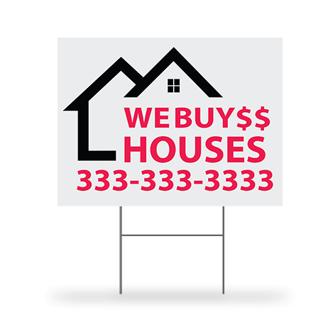 Real Estate yard sign example